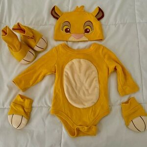 Disney’s Lion King Simba Halloween baby costume 3-6 months